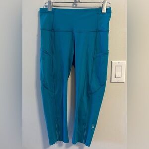 Lululemon Fast & Free Crop II *Nulux 19"